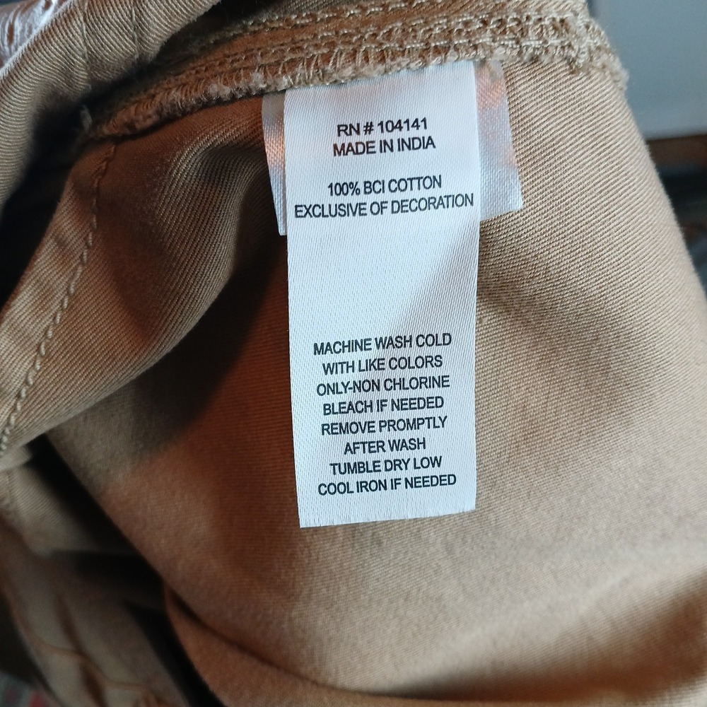 NWT Alpine Design Women's Workwear Overalls Size Large Sahara Sand Relaxed Fit - Picture 6 of 8